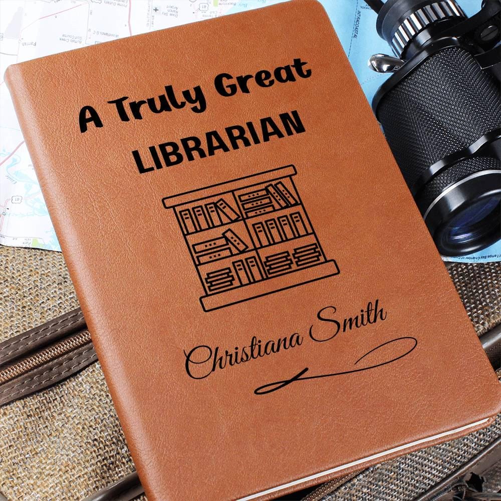 Librarian Gift Personalized Journal – Gift for School Librarian – view 8