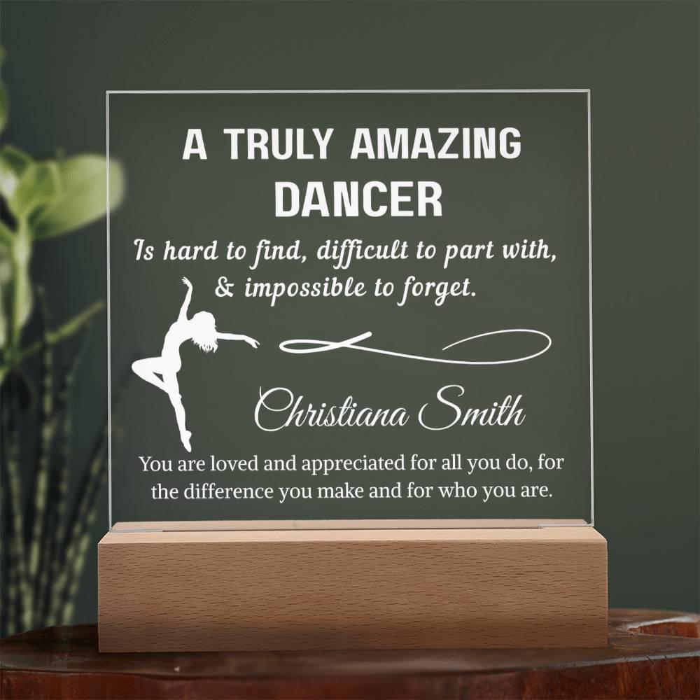 Dancer Acrylic Plaque Gift – Personalized Gift for Dancer – view 10
