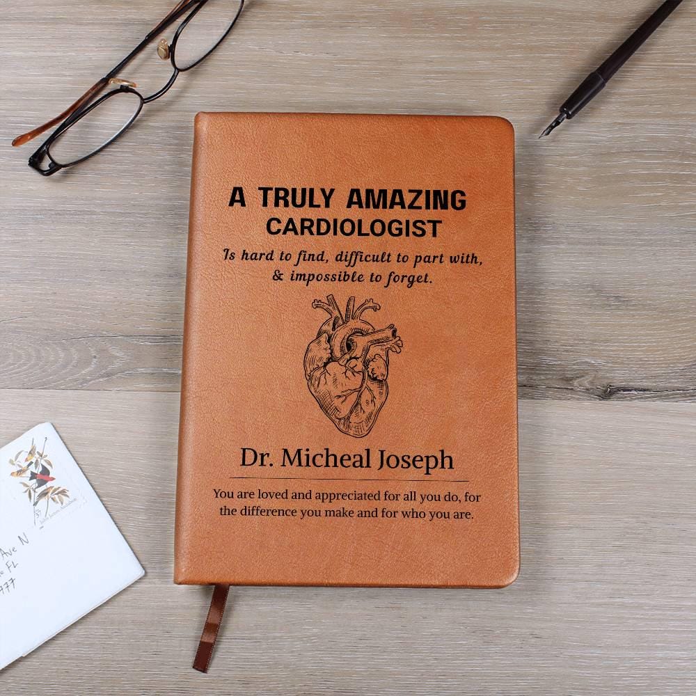 Cardiologist Gift Personalized Journal – Heart Doctor Gift