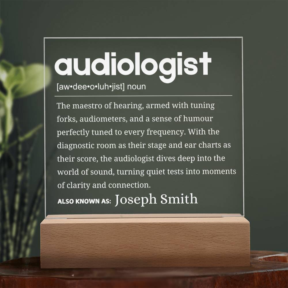 Audiologist Gift Personalized LED Acrylic Plaque – Ear Doctor Gifts – view 8