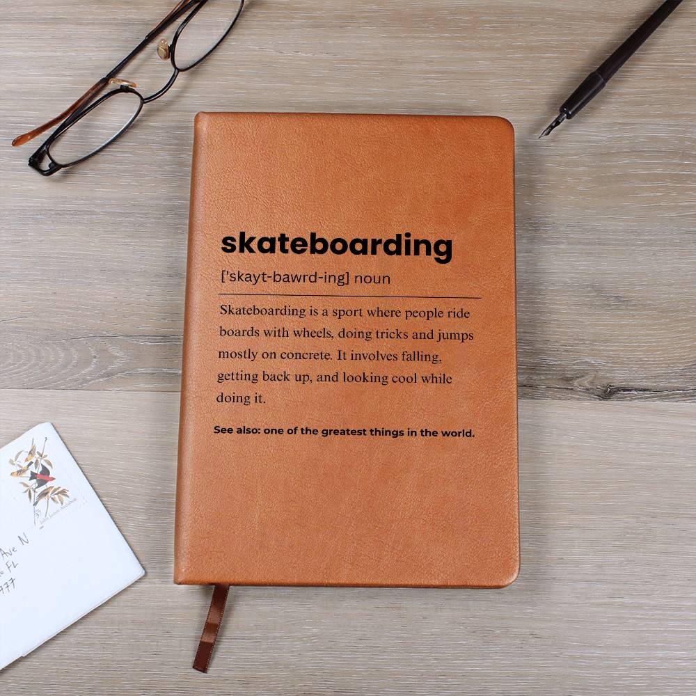 Skateboarding Definition Personalized Journal – Skate Life – view 9