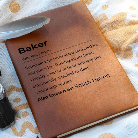 Baker Definition Personalized Journal – Gift for Baker