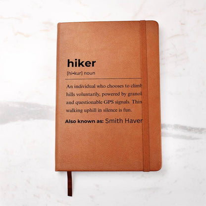 Hiker Definition Journal – Hiking Gift – view 2