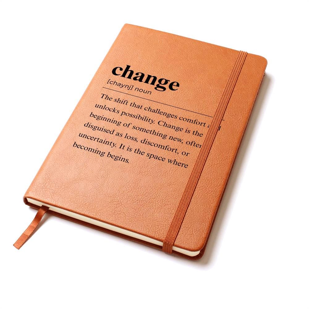 Change Definition Personalized Journal – Business Owner Gift – view 10
