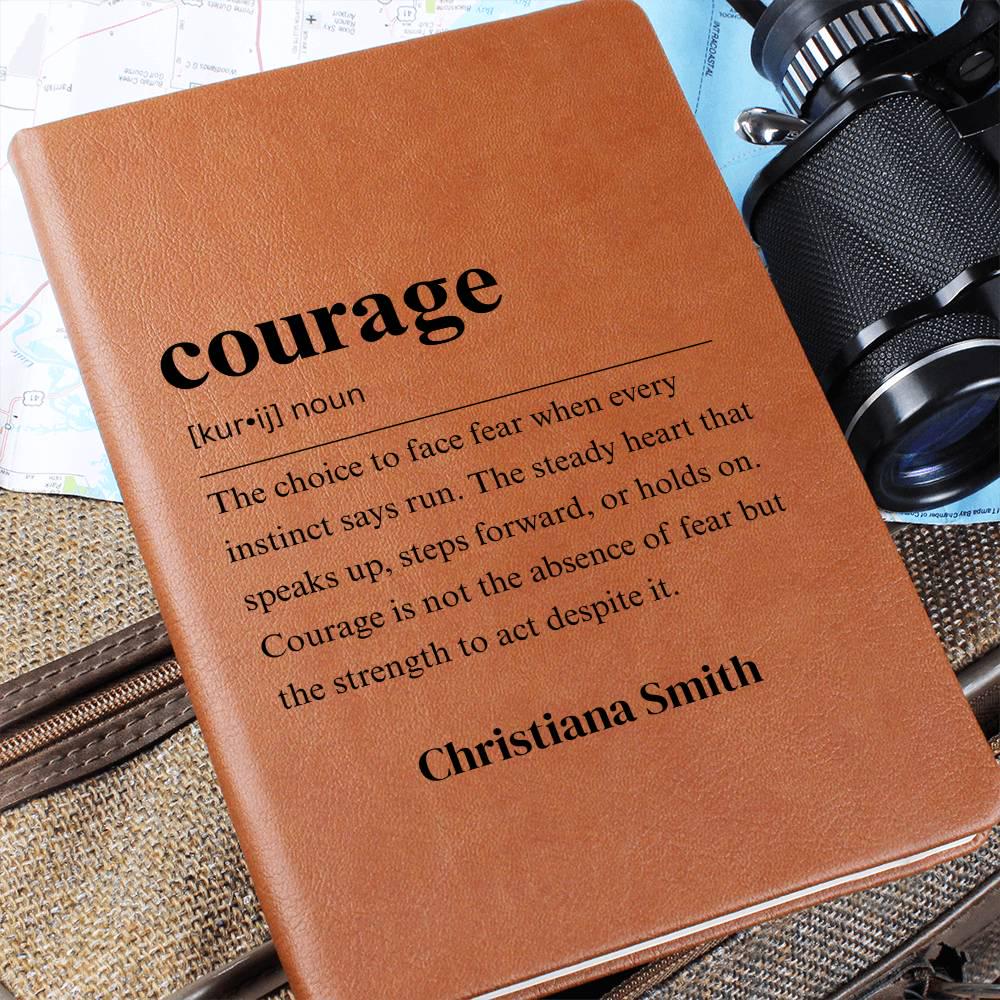 Courage Definition Journal – Motivation Gift – view 8