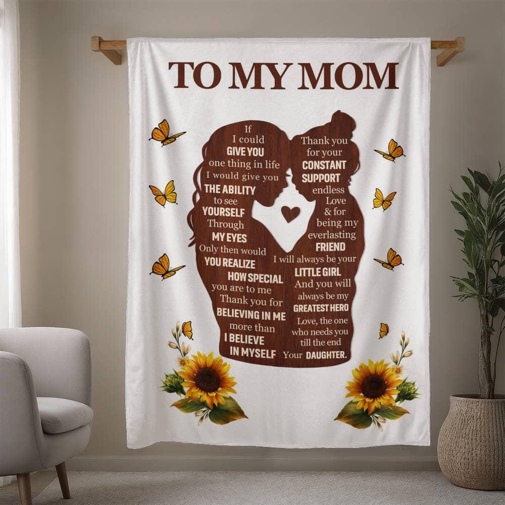 To My Mom Personalized Blanket Gift – Mother Day Gifts – view 6