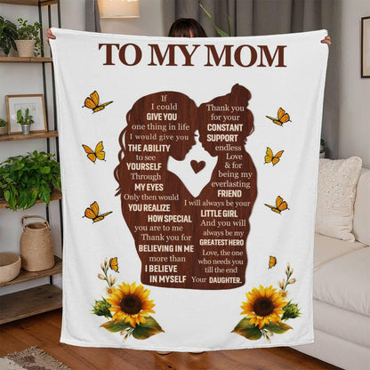 To My Mom Personalized Blanket Gift – Mother Day Gifts