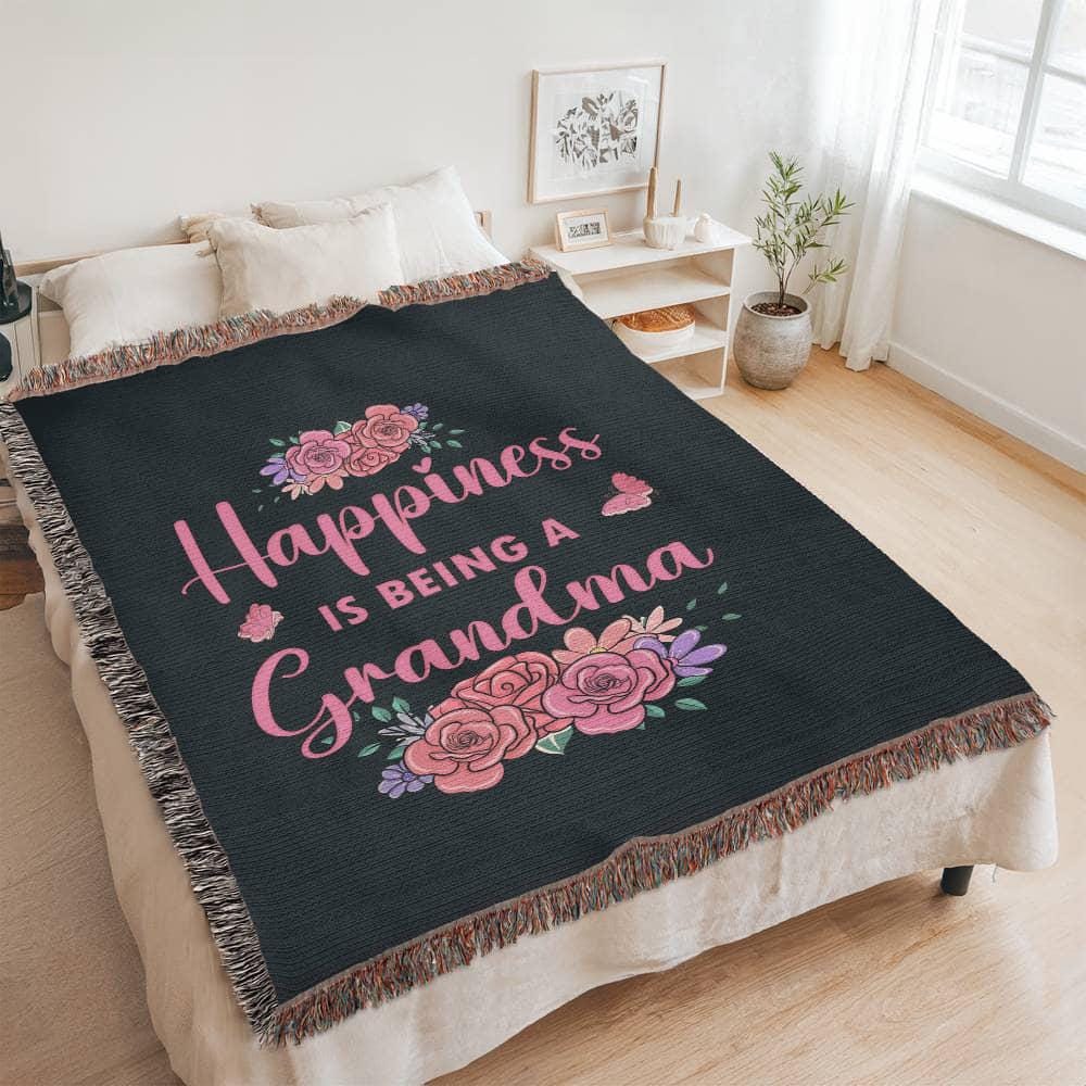Grandma Blanket – Gift for Grandma – Gift from Grandson & Granddaught – view 8