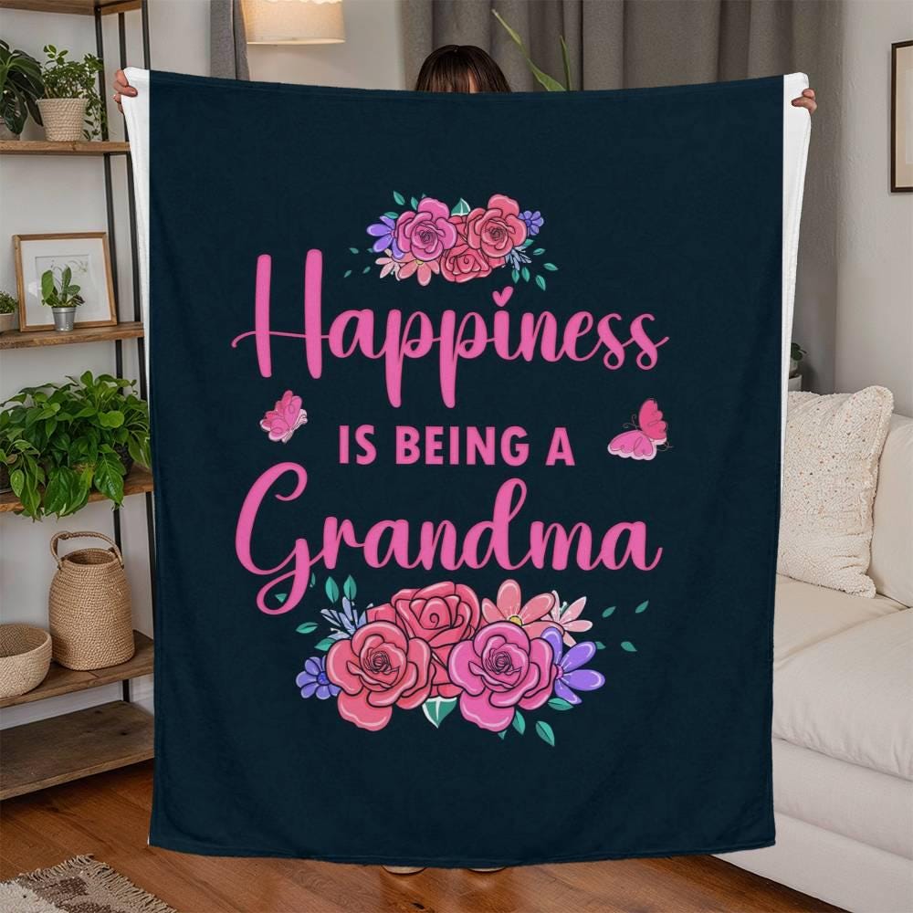 Grandma Blanket – Gift for Grandma – Gift from Grandson & Granddaught – view 10