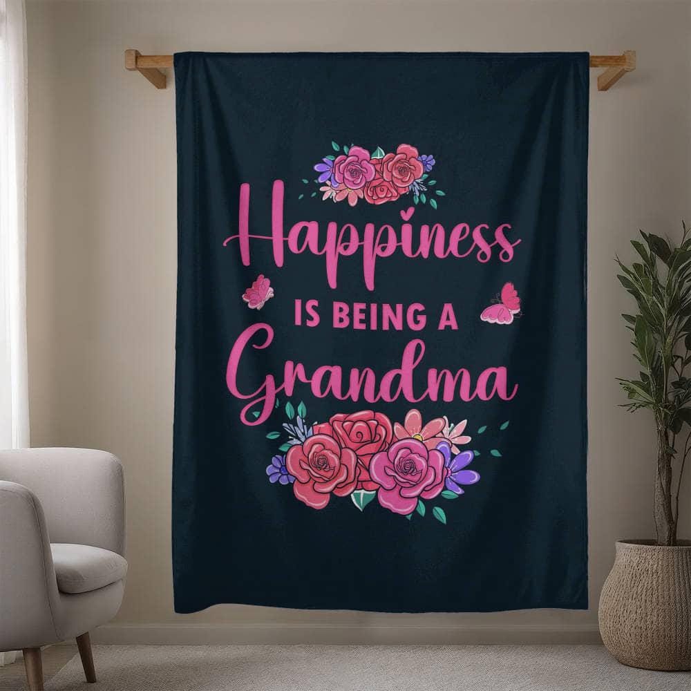 Grandma Blanket – Gift for Grandma – Gift from Grandson & Granddaught – view 4