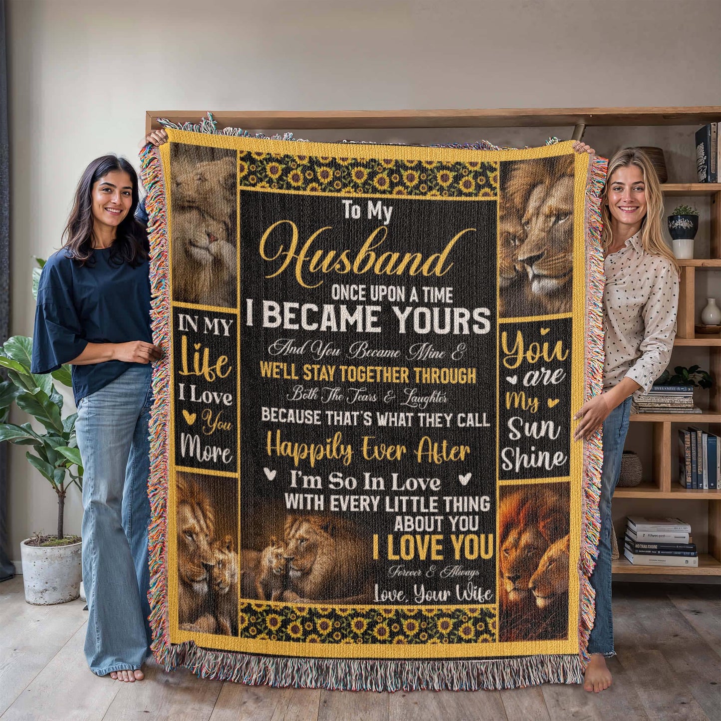 To My Husband Personalized Blanket Gift – Christmas Gift for Husband – view 5