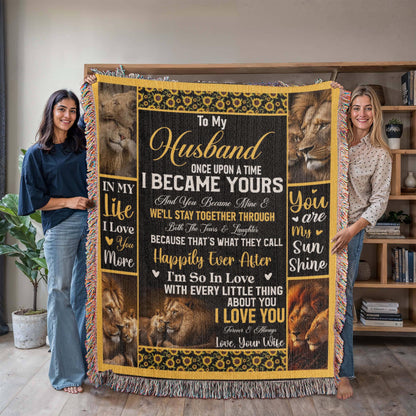 To My Husband Personalized Blanket Gift – Christmas Gift for Husband – view 5