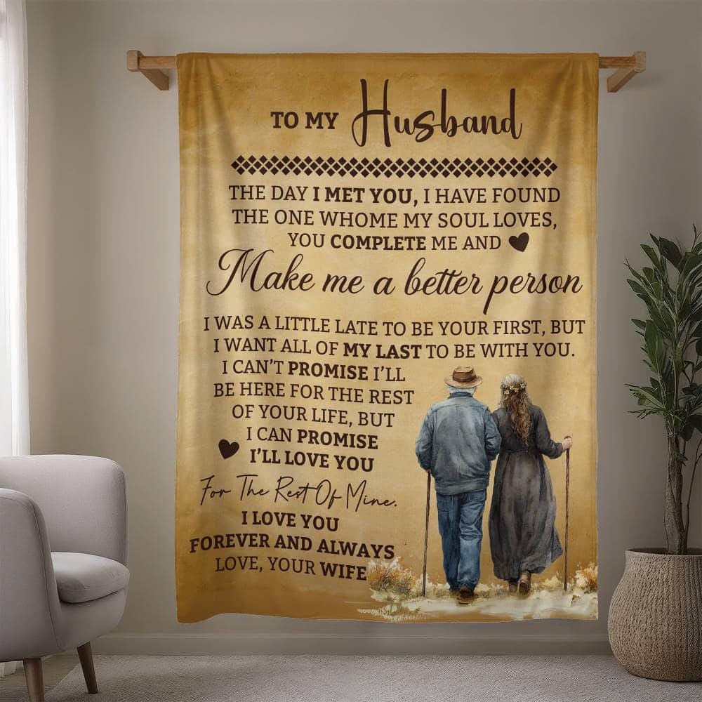 Personalized To My Husband Blanket Gift – Christmas Gift for Husband – view 5