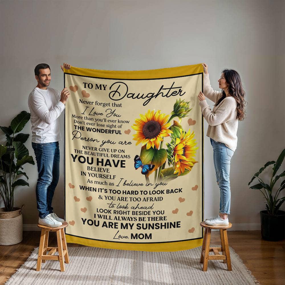 Personalized Daughter Blanket Gift – Gift from Mom To Daughter – view 9