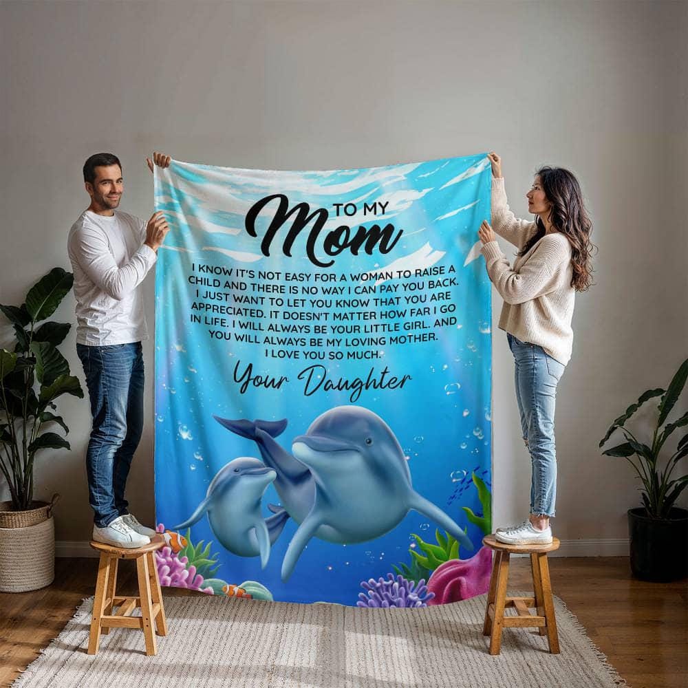 To My Mom Personalized Blanket Gift – Mother Day Gift – view 3
