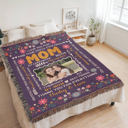 Mom Personalized Blanket Gift – Mother Day Gifts – view 5