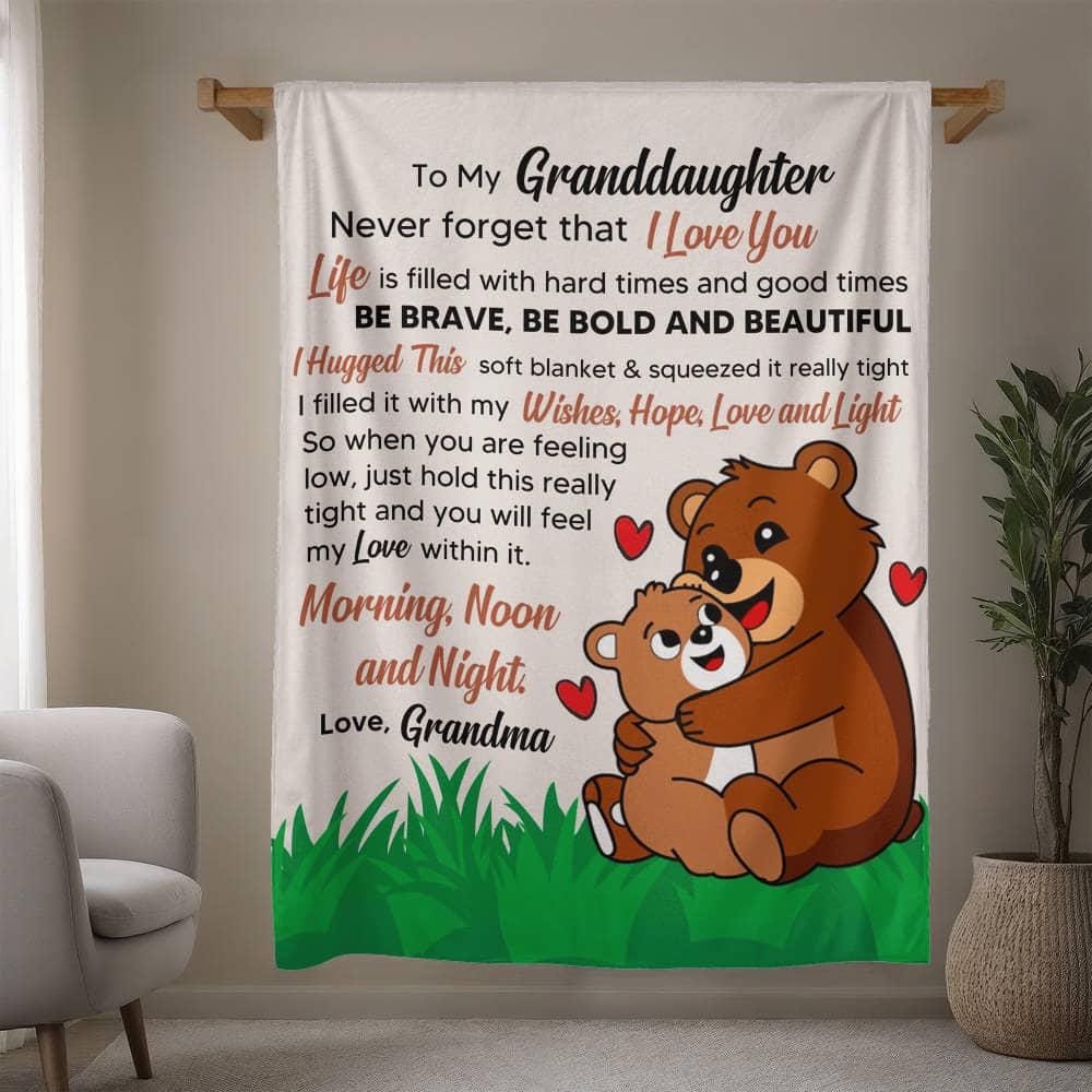 Personalized Granddaughter Blanket Gift from Grandma – view 8