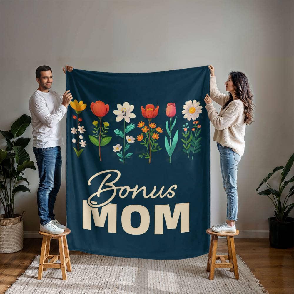 Personalized Bonus Mom Blanket – Gift for Stepmom – view 6