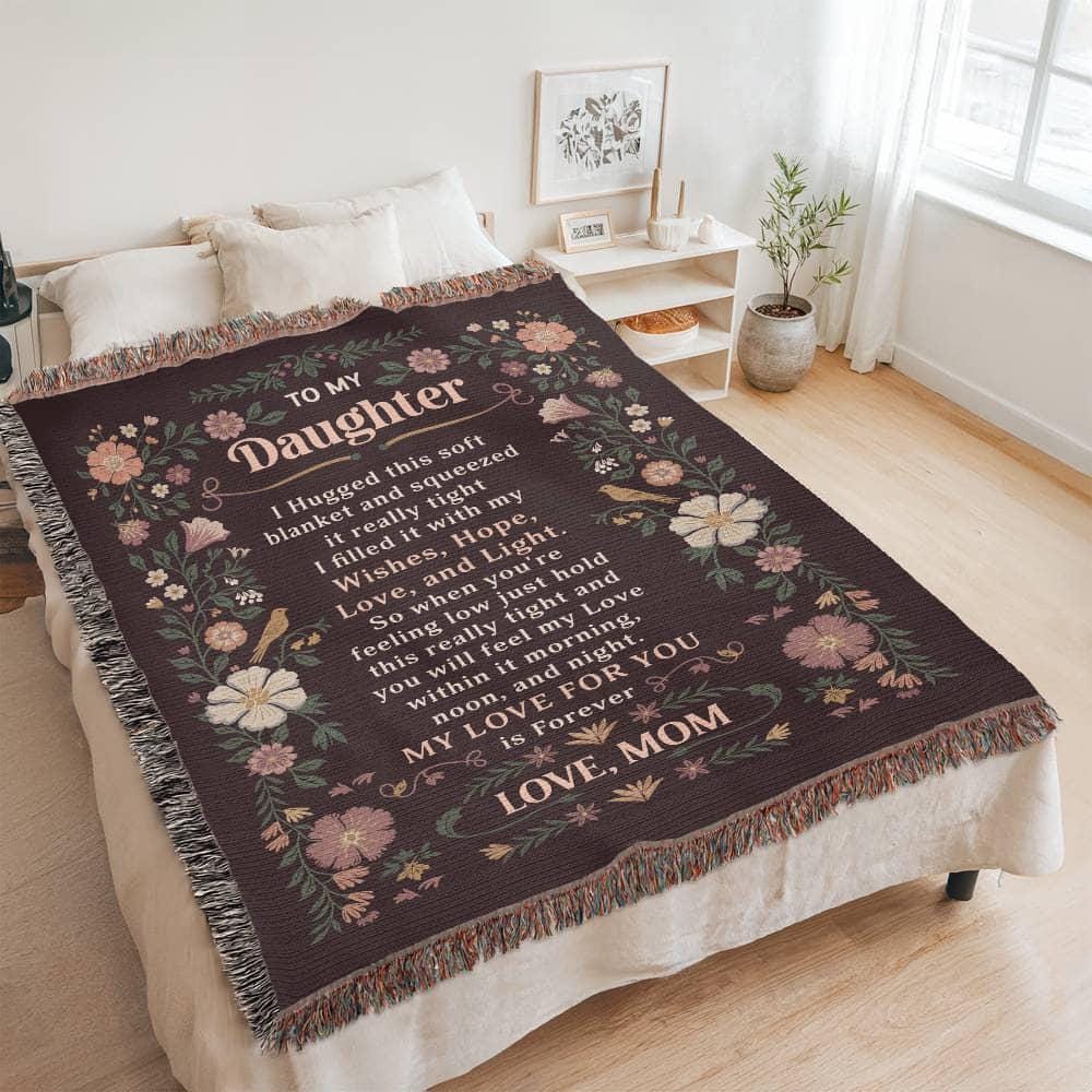 Personalized Daughter Blanket Gift From Mom – Daughter Christmas Gifts – view 4