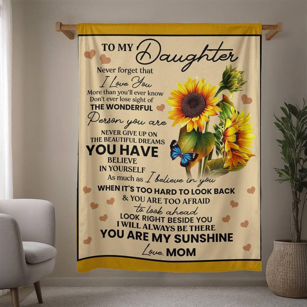Personalized Daughter Blanket Gift – Gift from Mom To Daughter – view 8