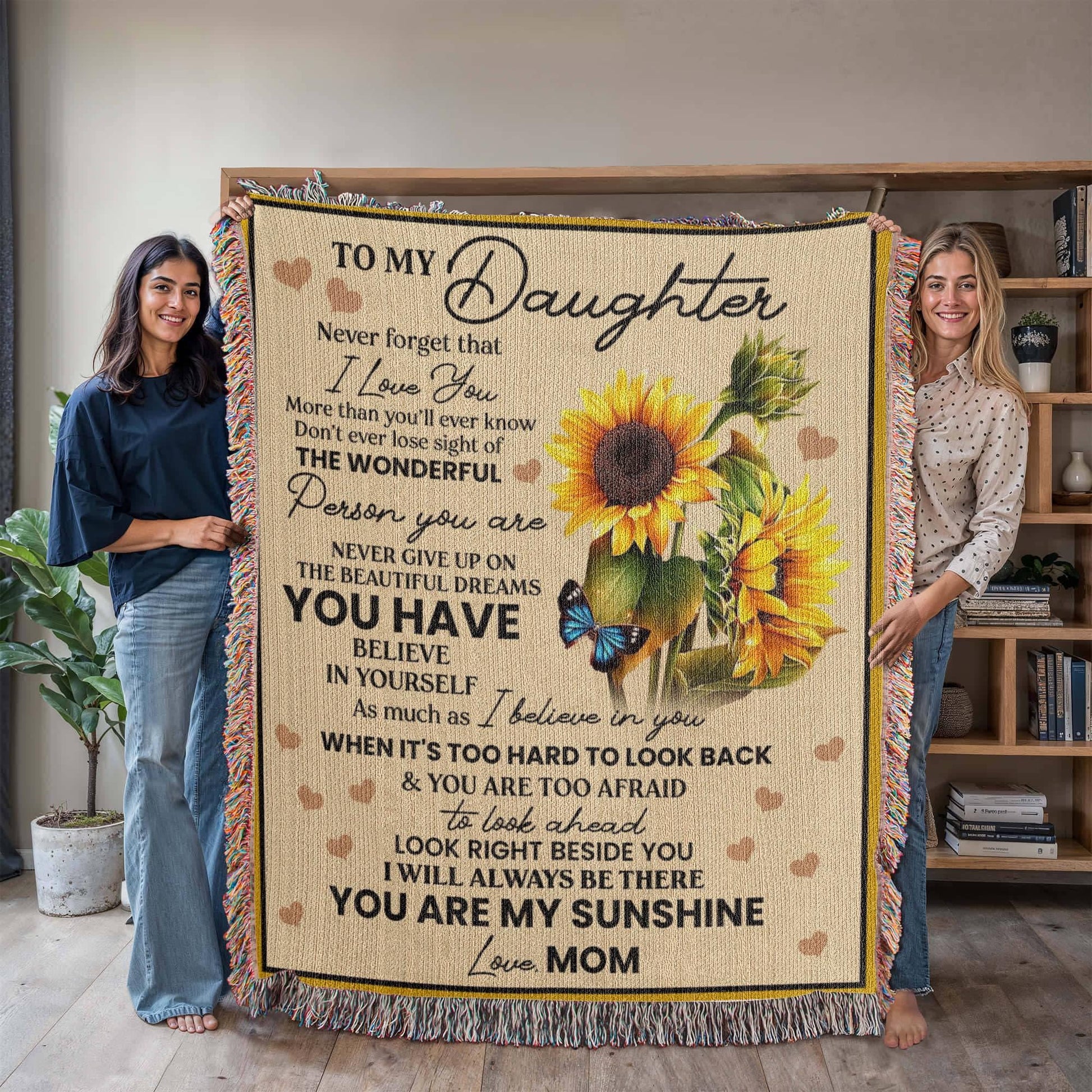Personalized Daughter Blanket Gift – Gift from Mom To Daughter