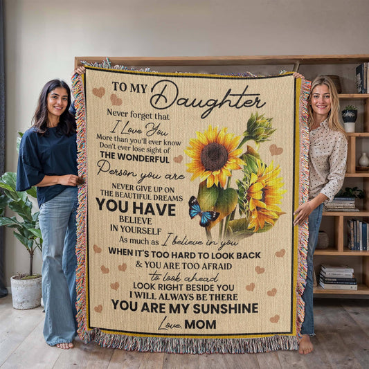 Personalized Daughter Blanket Gift – Gift from Mom To Daughter
