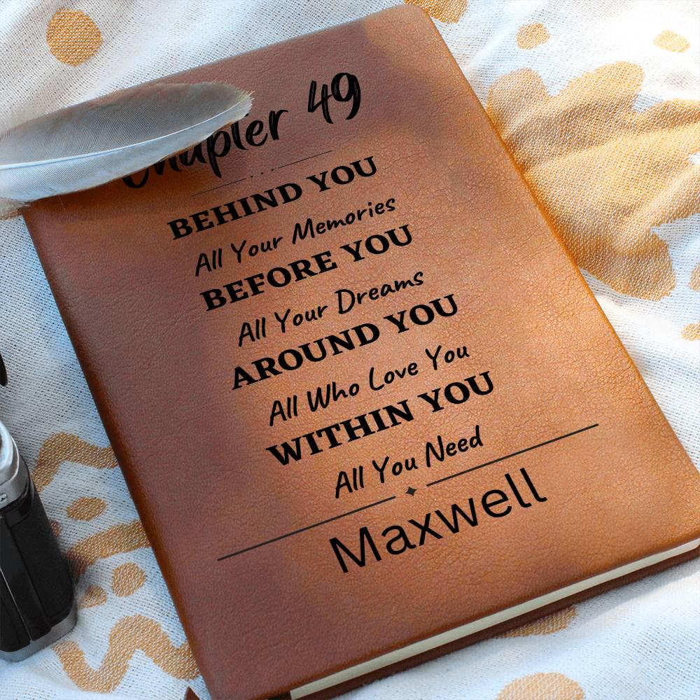 Chapter 49 Birthday Journal - Turning 49 Birthday Gift – Friend Gift – view 7