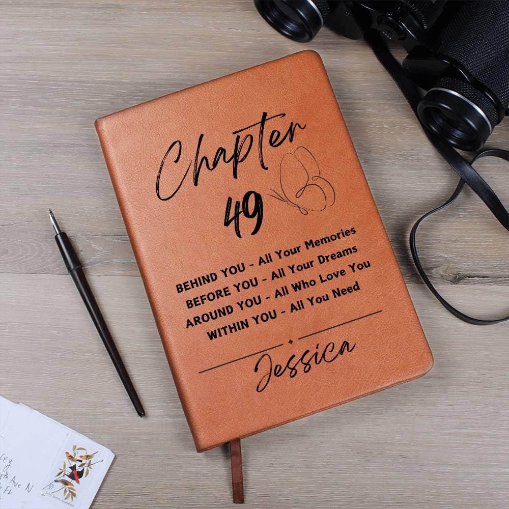 Chapter 49th Birthday Journal – Personalized Birthday Gift – view 9