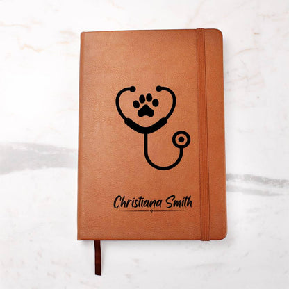 Veterinarian Doctor Journal - Personalized Veterinary Gift – Vet Notes – view 3