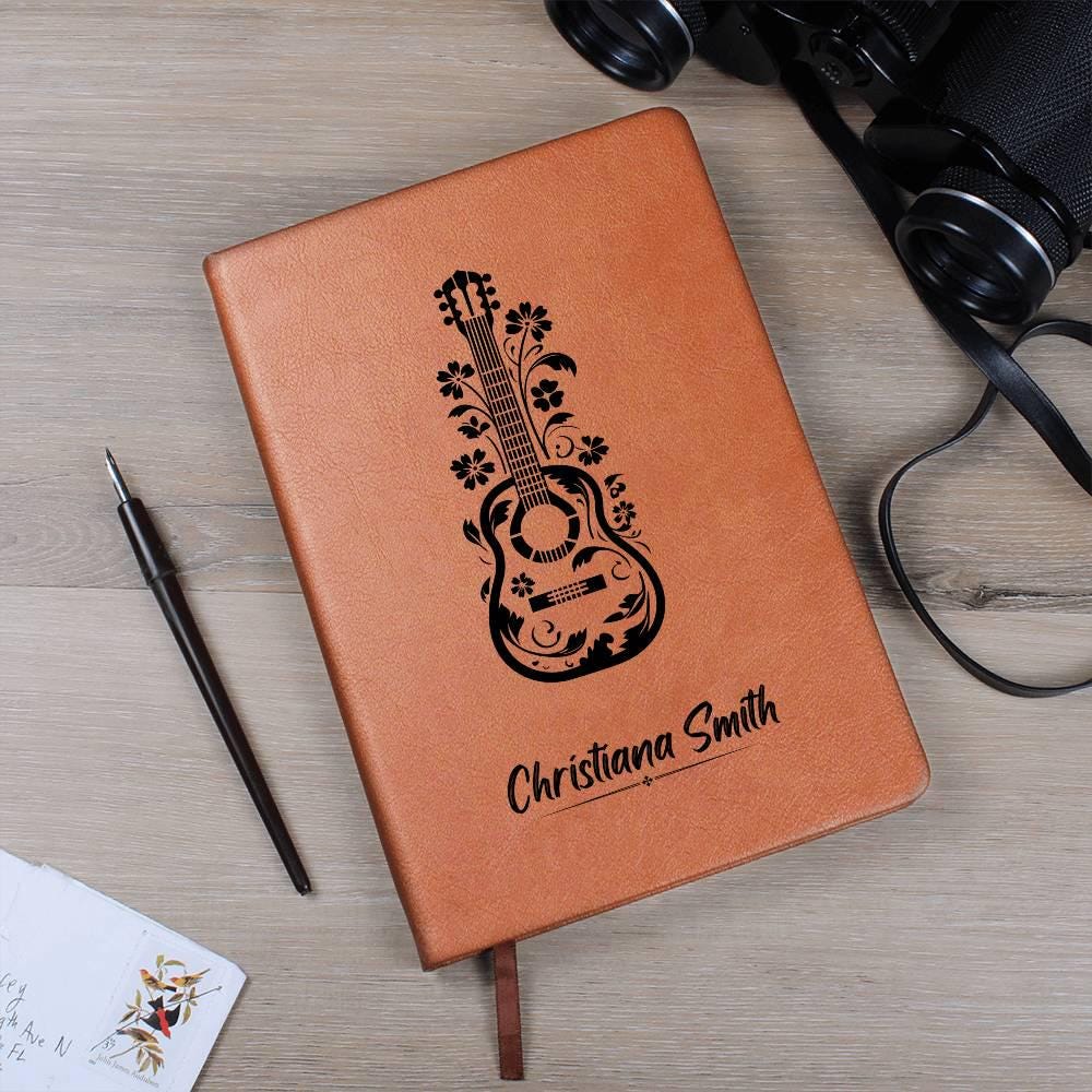 Floral Guitar Personalized Journal - Player Guitar Songwriting – view 5
