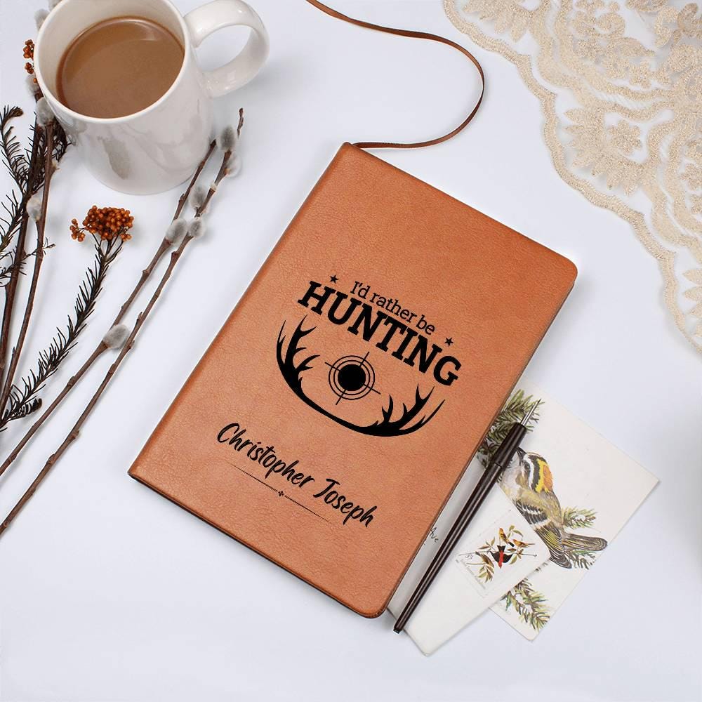 I'd Rather be Hunting Personalized Journal - Hunting Log Book – view 10