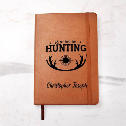 I'd Rather be Hunting Personalized Journal - Hunting Log Book – view 2