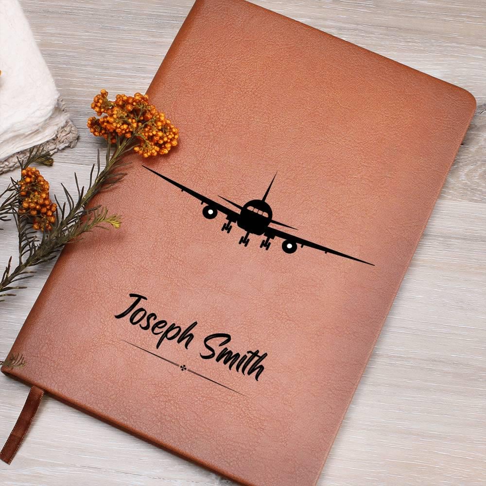 Aviation Journal Personalized Gift for Pilot – Pilot Gifts for men – view 6