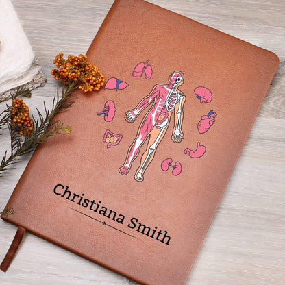 Personalized Anatomy Journal – Medical Student Gift – view 3