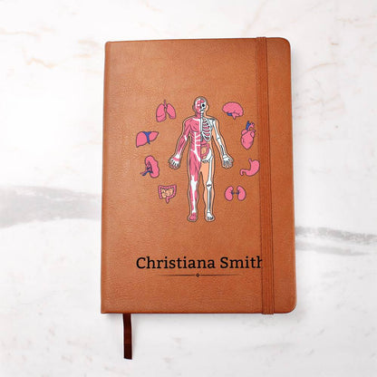 Personalized Anatomy Journal – Medical Student Gift – view 2