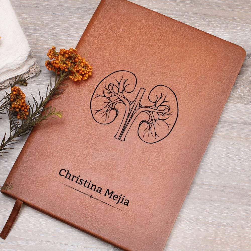 Personalized Nephrologist Journal – Custom Leather Journal Gift – view 5