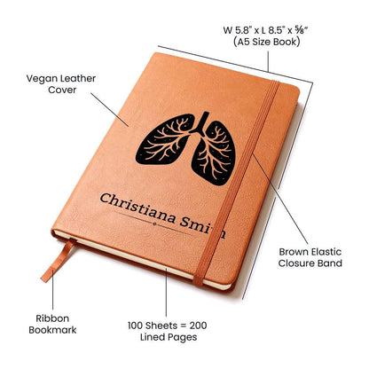 Personalized Respiratory Therapist Journal – Custom RT Notebook Gift – view 5