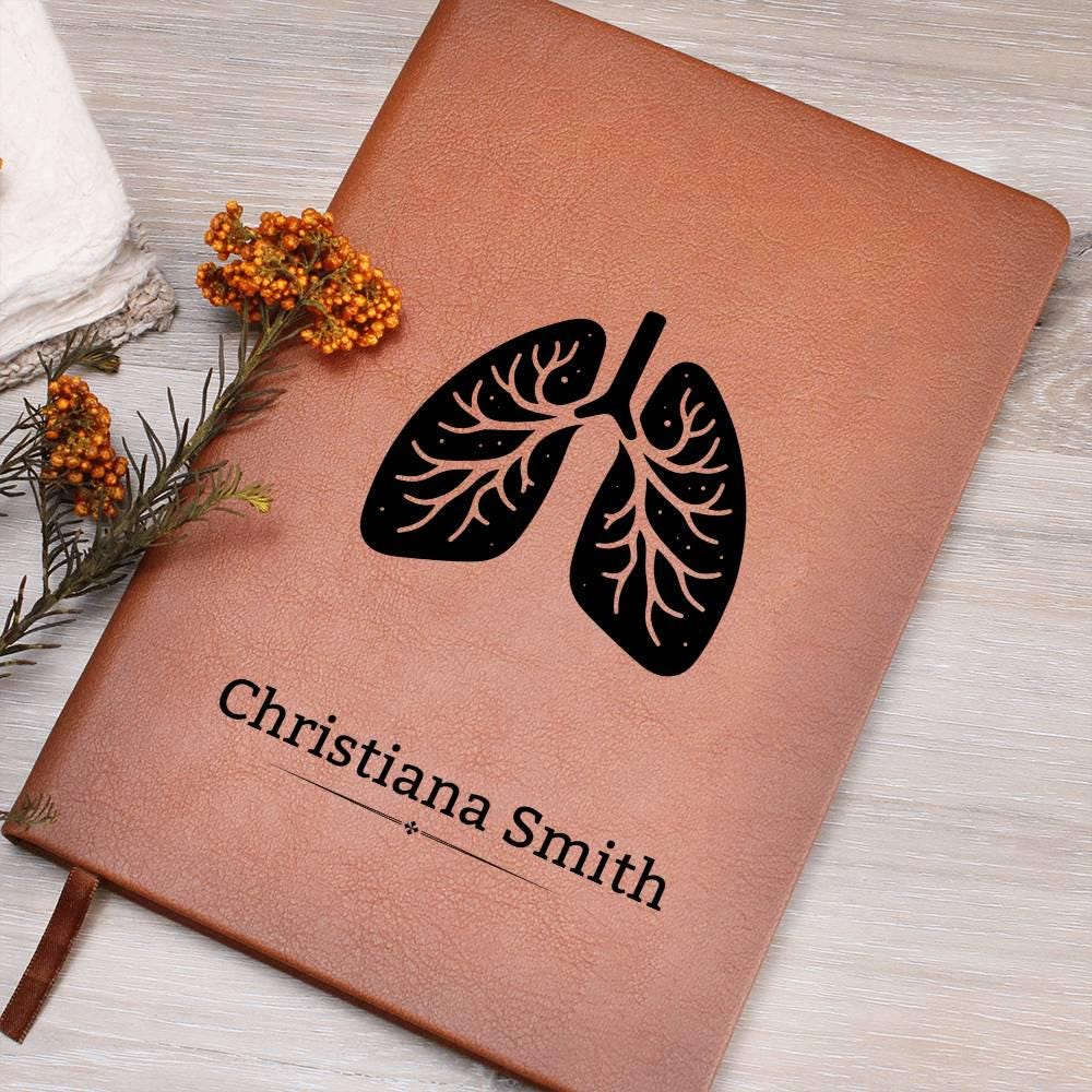 Personalized Respiratory Therapist Journal – Custom RT Notebook Gift – view 3
