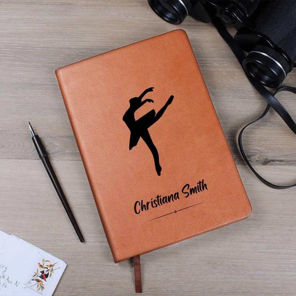 Personalized Leather Dance Journal – Ballet Dancer Gift – view 9