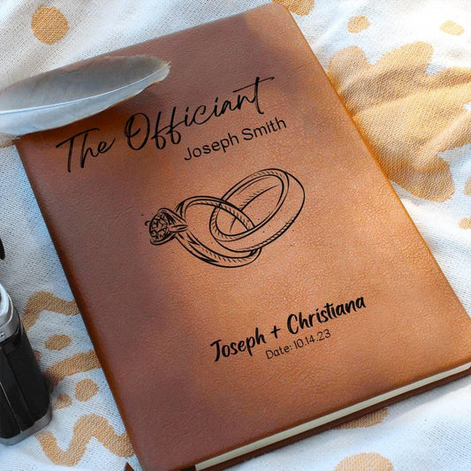 The Officiant Personalized Book – Pastor Gift weeding Day