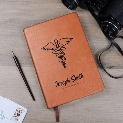 Personalized Leather Nurse Journal – Custom Notebook Gift for New – view 10