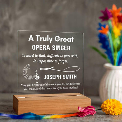 Personalized Opera Singer Sign – Custom Opera Gifts – Choir Gifts – view 10
