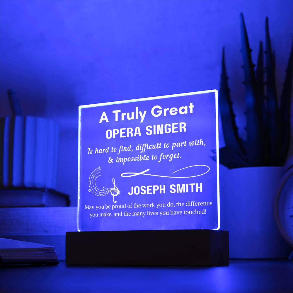 Personalized Opera Singer Sign – Custom Opera Gifts – Choir Gifts – view 9