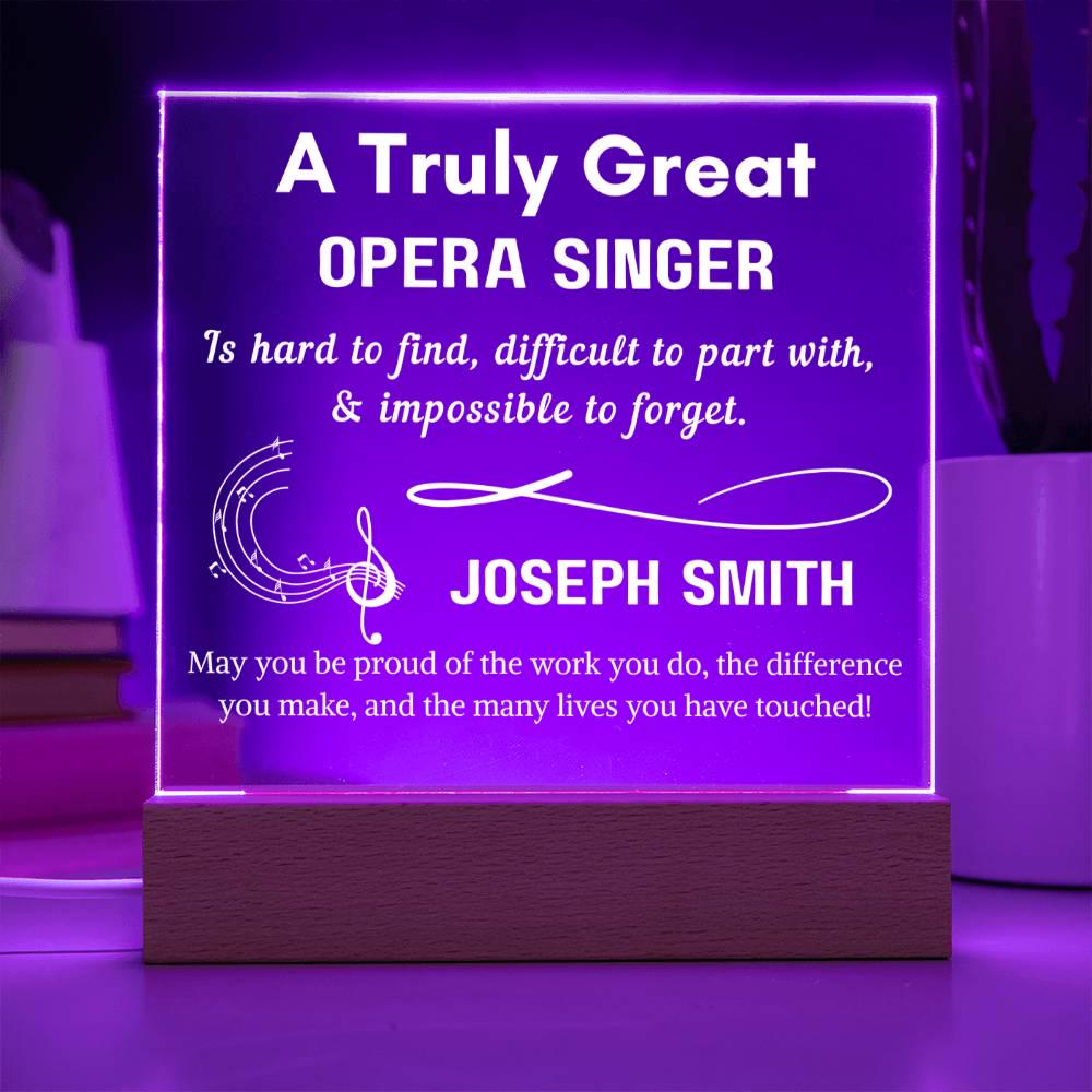Personalized Opera Singer Sign – Custom Opera Gifts – Choir Gifts – view 8