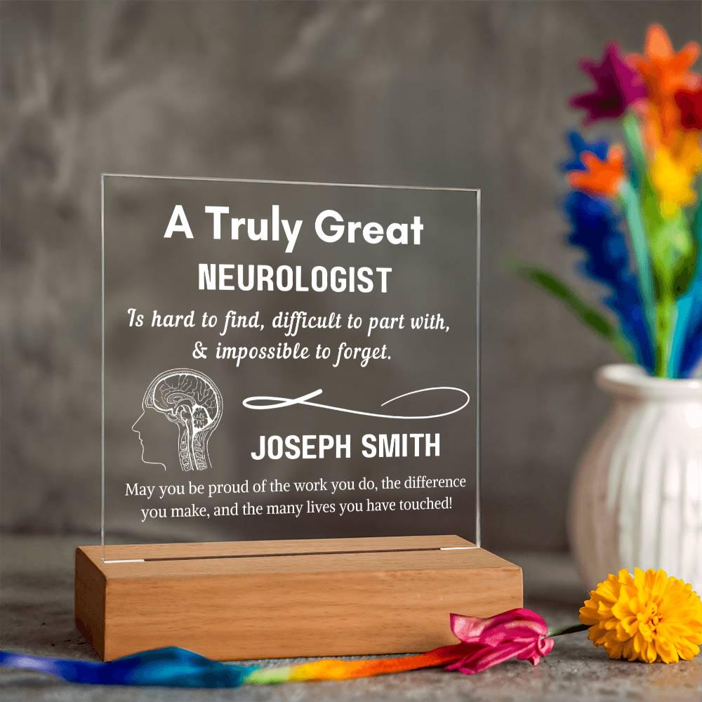 Personalized Neurologist Sign – Custom Gift for Brain Doctor – view 10