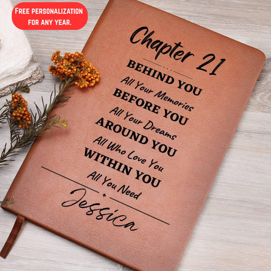 Chapter 21 Personalized Journal – Custom Birthday Gift for Son