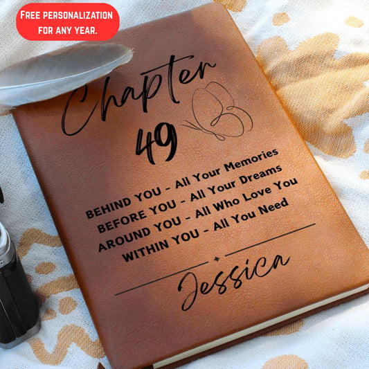 Chapter 49th Birthday Journal – Personalized Birthday Gift