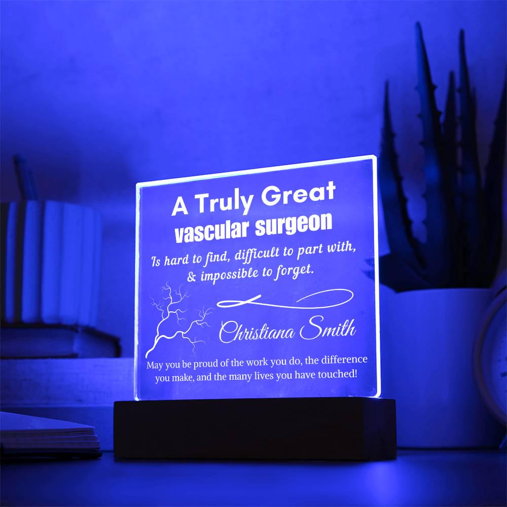 Personalized Vascular Surgeon LED Sign: Doctor Appreciation Gift – view 7