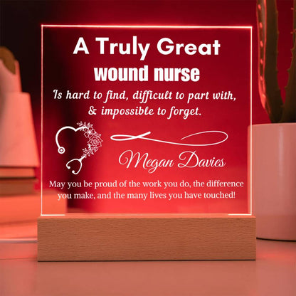 Personalized Wound Nurse Gift – Wound Care RN Appreciation – view 4