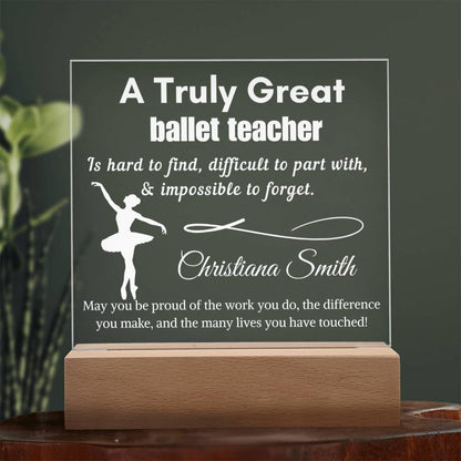Personalized Ballet Teacher Gift – Christmas Gift – view 8